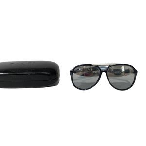 Gucci Sunglasses vintage aviators with case blue size 59 X 12